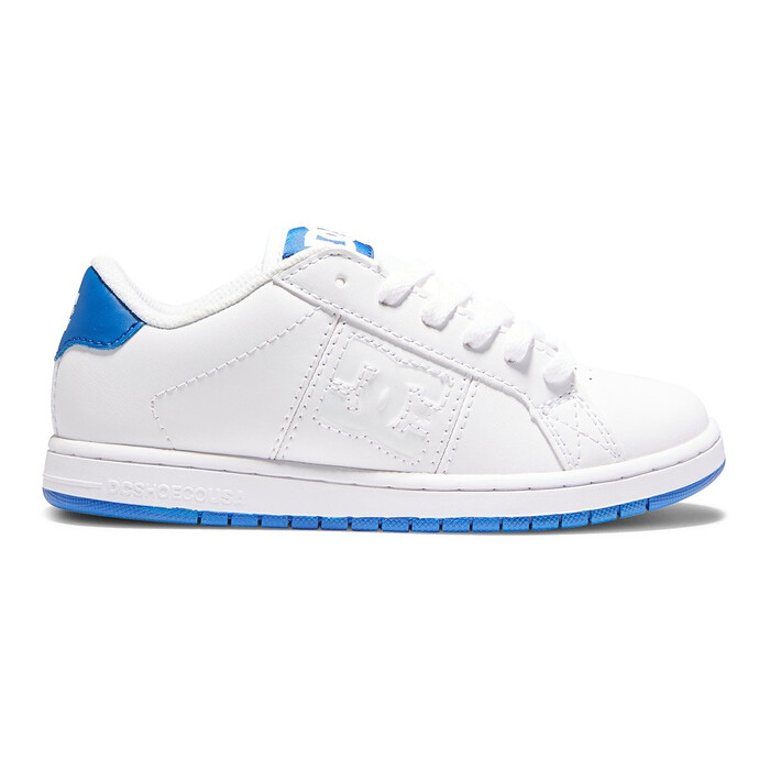 DC Shoes Unisex Kids' Striker Skate Shoe White/Royal - ADBS100270-WR5