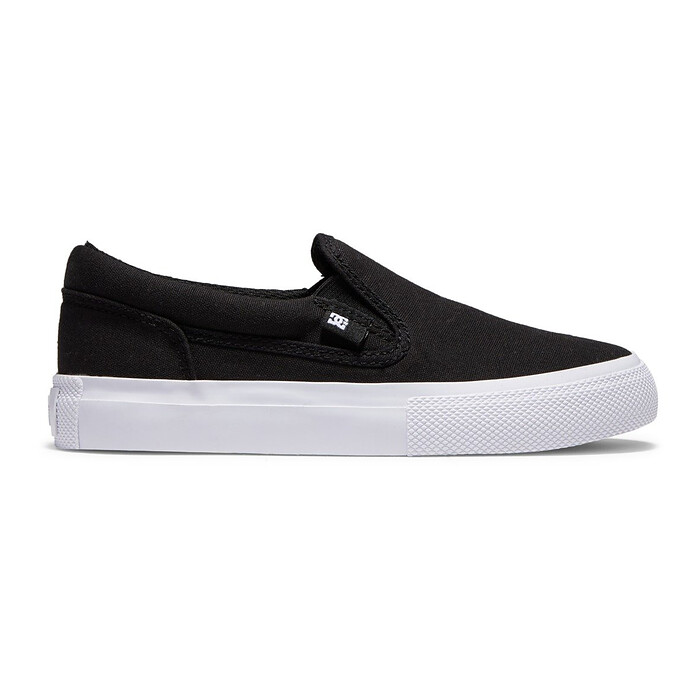 DC Shoes Unisex Kids' Manual Slip-On Black/White - ADBS300369-BKW