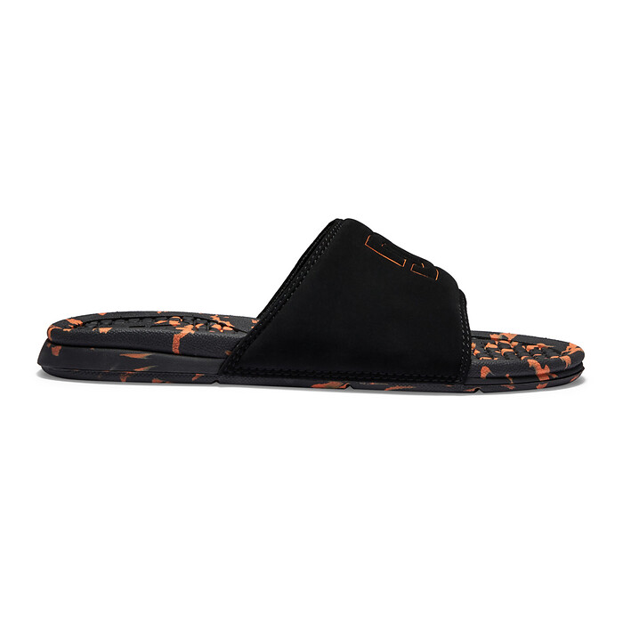 DC Shoes Men's Bolsa Slides Black/Orange - ADYL100026-BO1