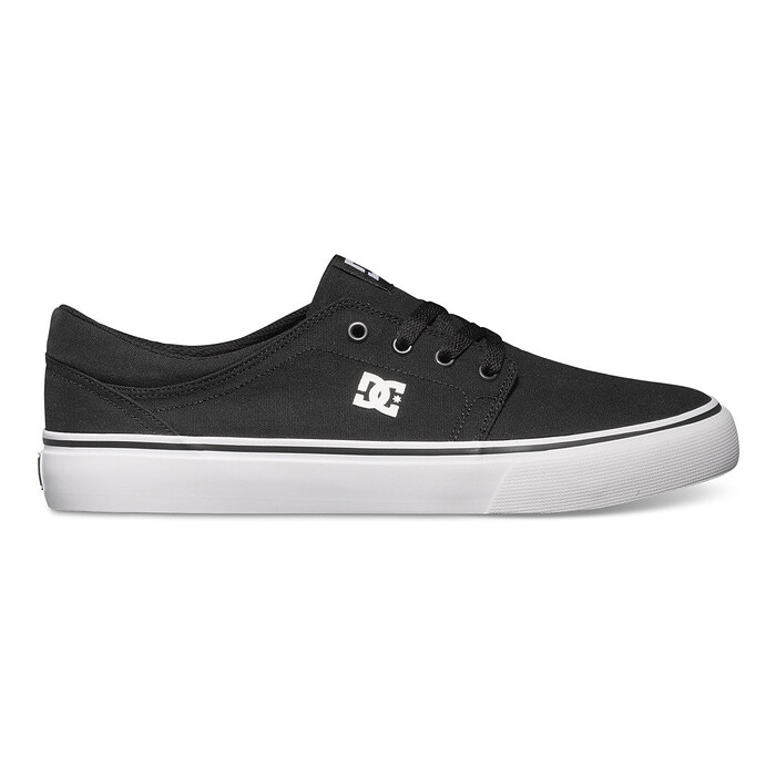 DC Shoes Men's Trase TX Shoes Black/White - ADYS300656-BKW