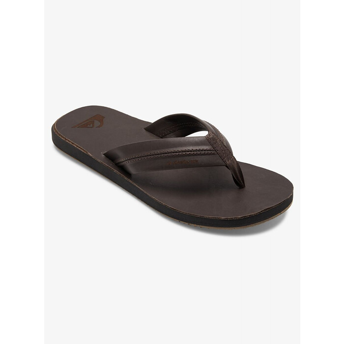 Quiksilver Carver Natural Flip Flop Sandals Brown/Brown/Brown - AQYL101088-XCCC
