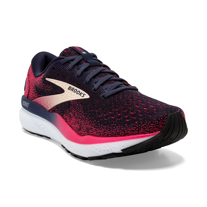 Brooks Women's Ghost 16 Peacoat/Raspberry/Apricot - 120407-422