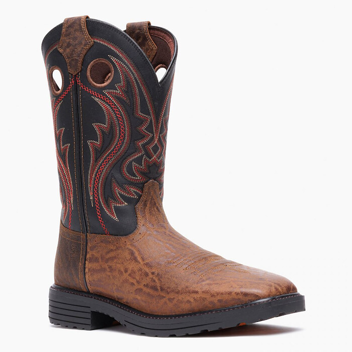 Durango Men's Workhorse Work Boot Mocha Safari/Black - DDB0529
