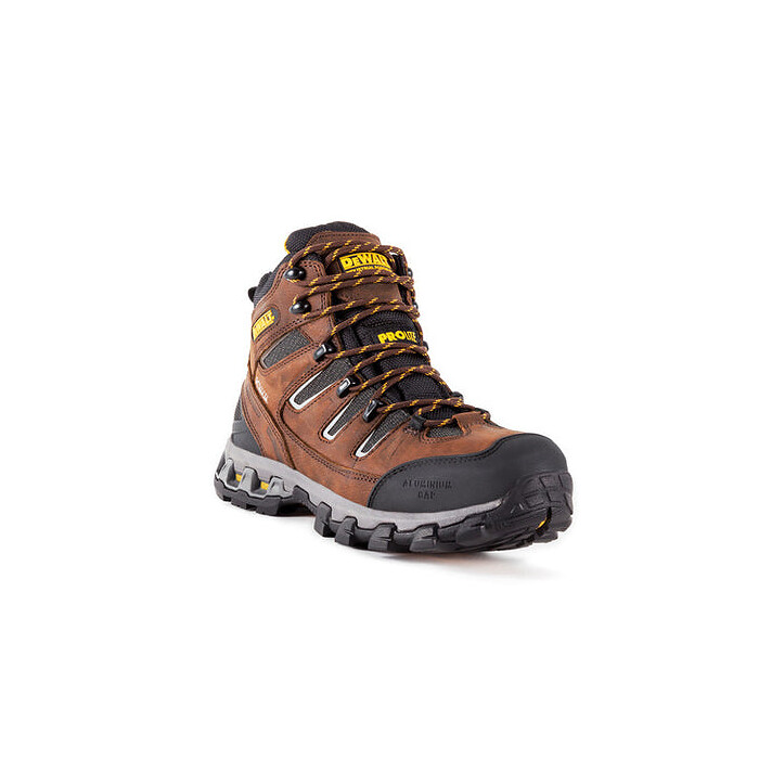 DEWALT Men's Argon Puncture Resistant Aluminum Toe Waterproof Work Boot Bison - DXWP10019-BIS