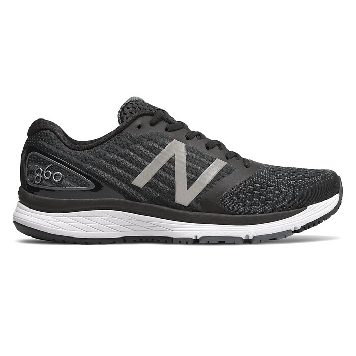 New Balance Men's M860 v9 Running Shoe Black/White - M860BK9