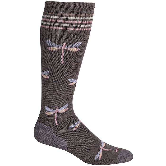 Sockwell Women's Dragonfly Moderate Graduated Compression Socks Mushroom Shimmer - SW106W-720