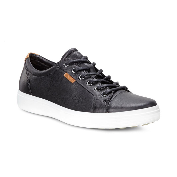 ECCO Men's Soft 7 Sneaker Black - 430004-01001