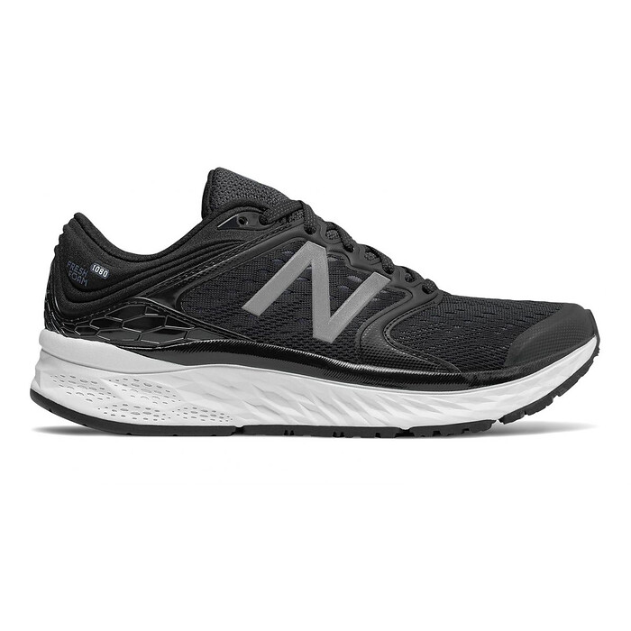 New Balance Women's 1080 v8 Running Shoe Black/White - W1080BW8