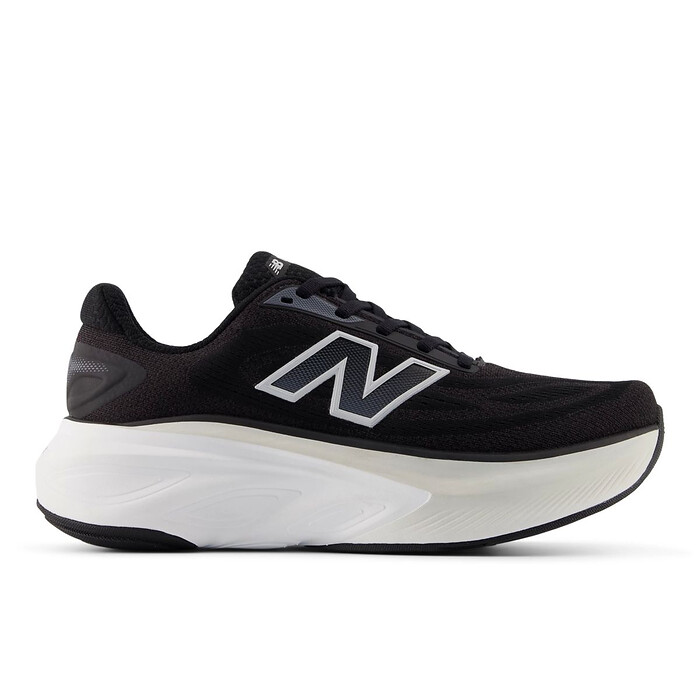 New Balance Women's Fresh Foam x More v6 Running Shoes Black/Grey Matter/Castlerock - WMORGE6