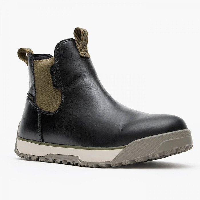 XTRATUF Men's Leather Ankle Waterproof Deck Boot Black - XMABL000