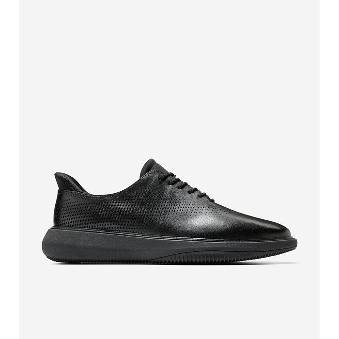 Cole Haan Men's Grand Phaze Laser Quick-On Oxford Black/Black - C43895