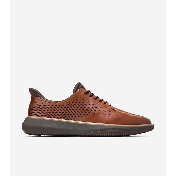 Cole Haan Men's Grand Phaze Laser Quick-On Oxford British Tan/Natural/Java - C43898