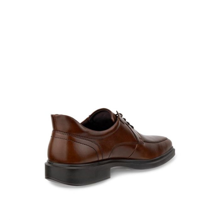 ECCO Men's Helsinki 2.0 Easy Slip Apron Toe Tie Oxford Potting Soil -  50024401667