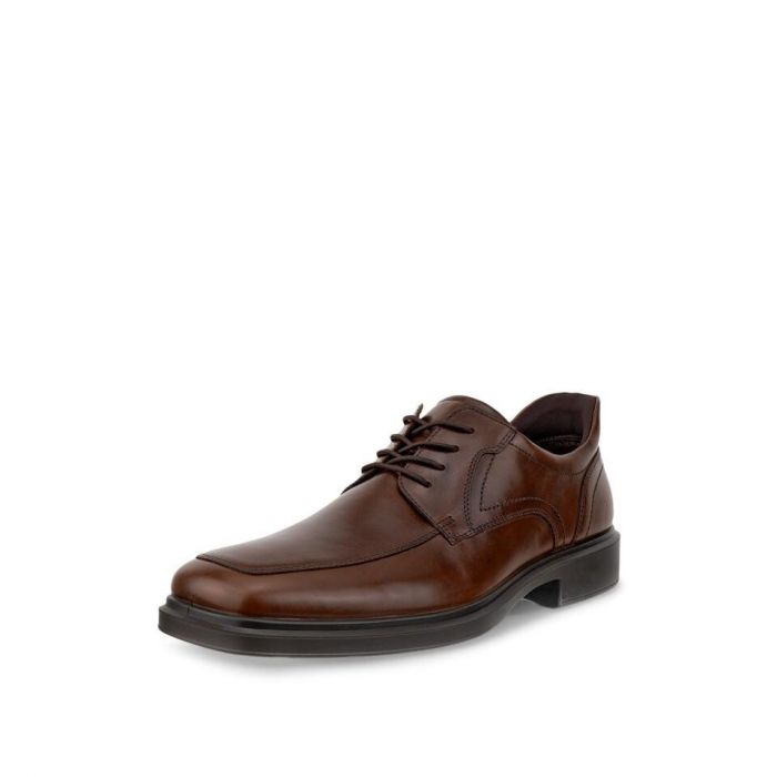 ECCO Men's Helsinki 2.0 Easy Slip Apron Toe Tie Oxford Potting Soil -  50024401667