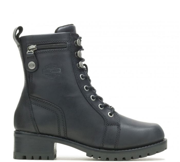 Harley-Davidson Women's Iredell Motorcycle Riding Boot - Leather, 5" Shaft, Zipper Closure