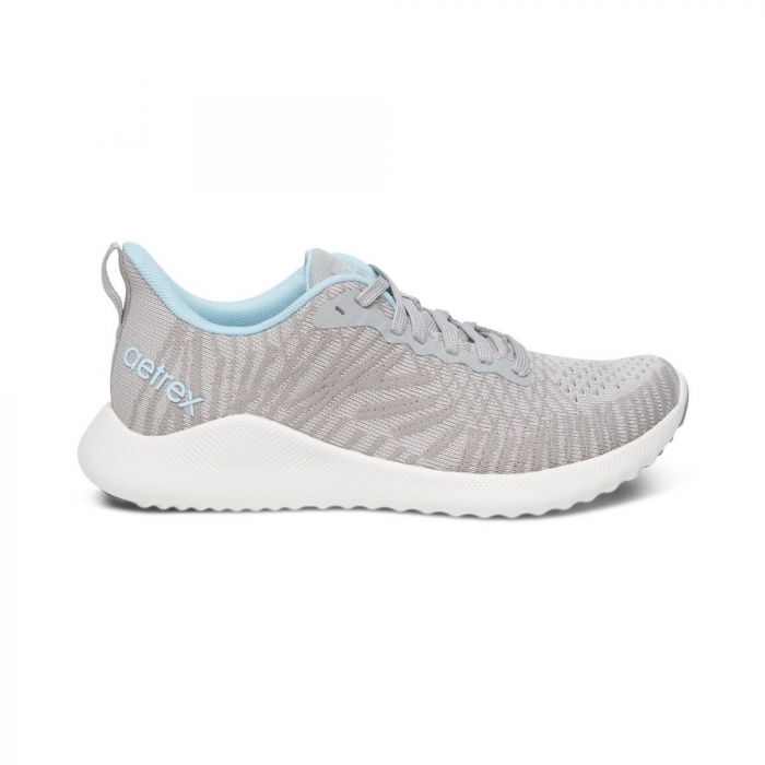 Aetrex Women's Emery Grey Arch Support Sneaker - AS166W