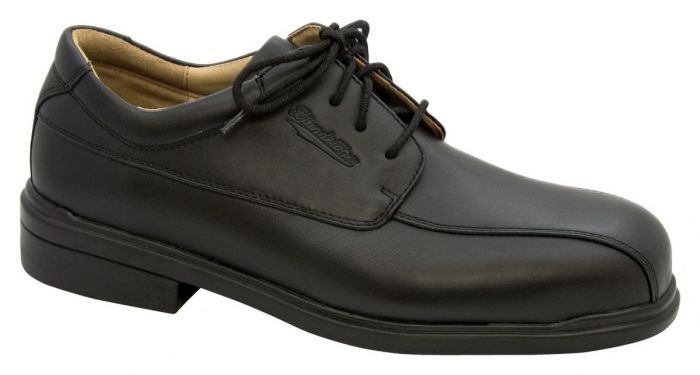 BLUNDSTONE SAFETY Men s Executive Steel Toe Lace Up Work Shoe Black 780
