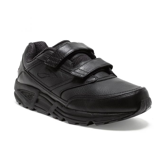 Brooks Men s Addiction Walker V Strap Shoes Black Leather 110040 001