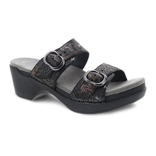 Dansko Women's Sophie Metallic Python Leather - 9841860200
