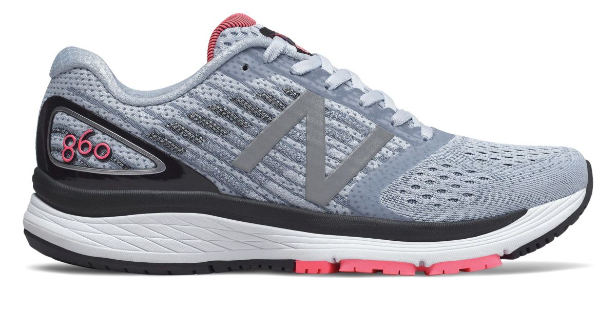 New Balance Women's 860 v9 Running Shoe Blue/Pink - W860BP9